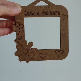 Canım Annem Yazılı Magnet Çerçeve