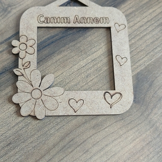 Canım Annem Yazılı Magnet Çerçeve