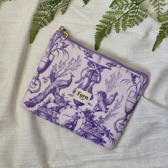 Kindle(E-Kitap Okuyucu) Kılıfı/Mini Clutch Toile Serisi Lila