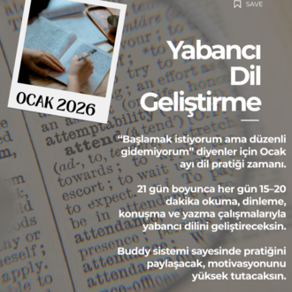 Yabancı Dil Geliştirme- OCAK 2026