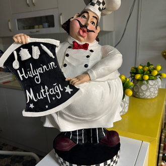 Aşçı heykeli biblosu