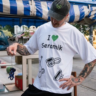 I Love Seramik Tişört
