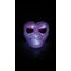 Ape Mask uv blacklight glow worm movie prop party festival burning man rave fashion cos