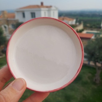 Noel Baba Figürlü Türk Kahvesi Fincan ve Tabağı - 100 ml