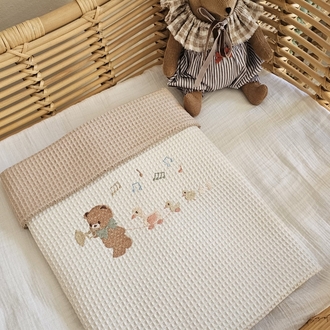 Little Melody Waffle Bebek Battaniyesi