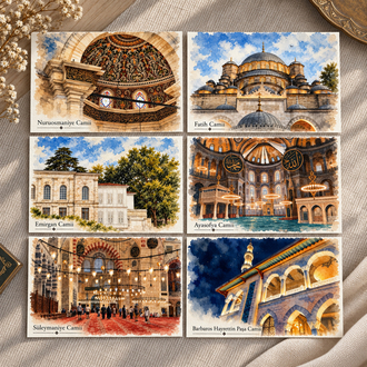 6’lı Mâbed Kartpostal Seti
