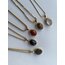 Kuvars, Unakit, Jasper, Obsidyen ve Labradorit Kolyeler
