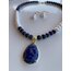 İnci + Lapis Kolye ve Küpe