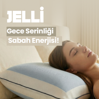  Terletmeyen Ortopedik Yastık Serinleten Visco Yastık Jelli Yastık 60x40cm 