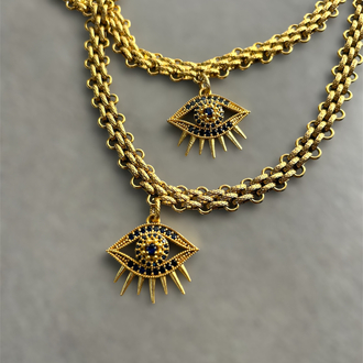 Twin eye choker