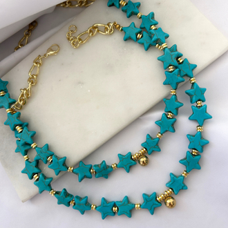 Star Blue Choker