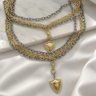 Luxe Shield Necklace 