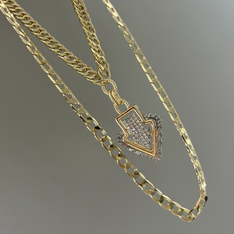 Noir strike necklace 