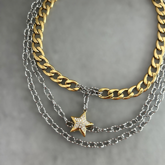 Serena Star Necklace 