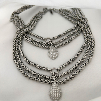 Lunara Silver Necklace