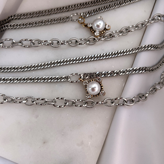 Moon Pearl Necklace 