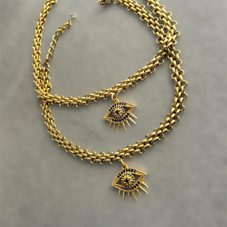 Twin eye choker