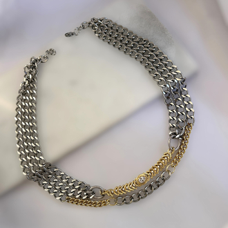 Iron Gold Choker