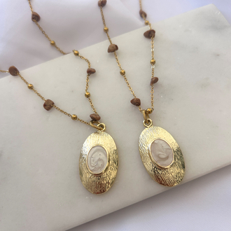 Maelis Necklace (Brown)
