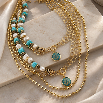 Blue Shine Necklace