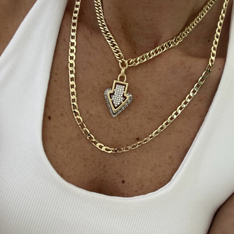 Noir strike necklace 