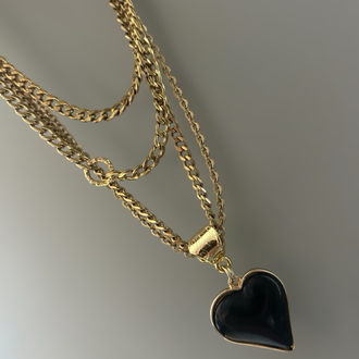 Black Halo Necklace 
