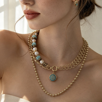 Blue Shine Necklace
