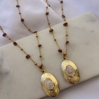 Maelis Necklace (Brown)
