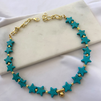 Star Blue Choker