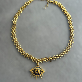 Twin eye choker