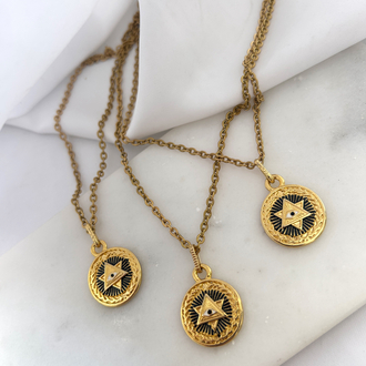 Noir Eye Necklace