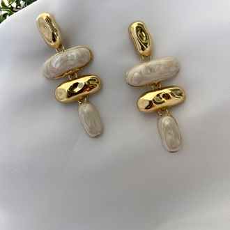 Solea Beige Earring