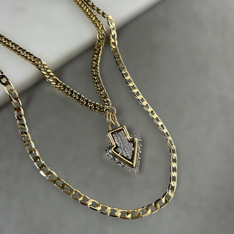 Noir strike necklace 