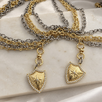 Luxe Shield Necklace 