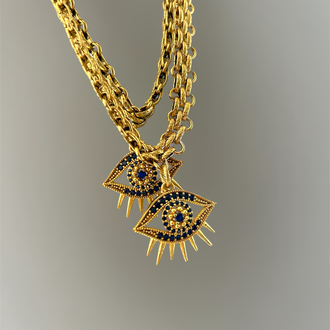 Twin eye choker