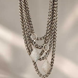 Lunara Silver Necklace 