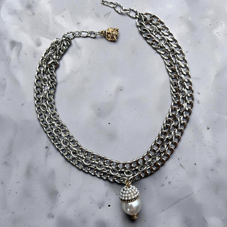 Regina Pearl Necklace