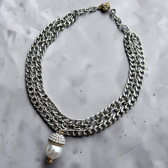 Regina Pearl Necklace