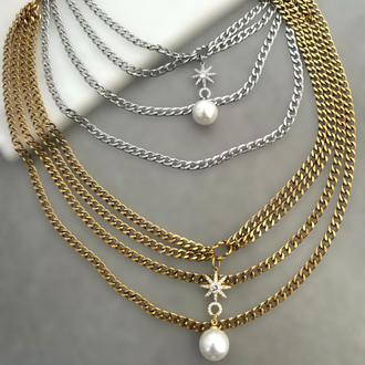 Luna drip necklace