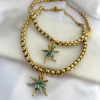 Azure Bloom Necklace