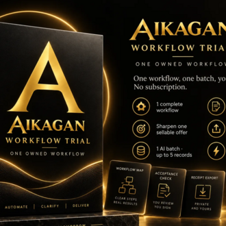 AIKAGAN Workflow Trial — Tek Sahipli Yapay Zekâ İş Akışı