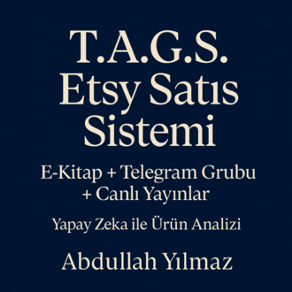 T.A.G.S Etsy Başarı Sistemi (Telegram Grup Erişimi + PDF)