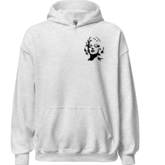 Gildan 18500 Kapüşonlu Sweatshirt Marilyn Monroe
