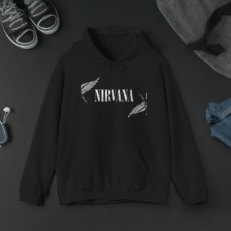 Gildan 18500 Kapüşonlu Sweatshirt Nirvana