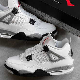 Jordon 4 Retro white black