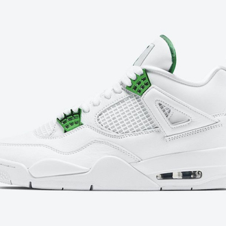 Jordon 4 Retro Metalic Green
