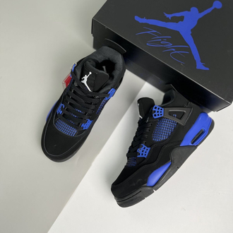 Jordon 4 Retro Black Blue
