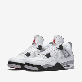 Jordon 4 Retro white black