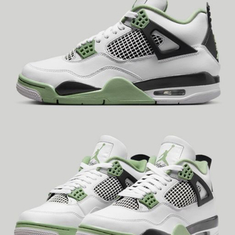 Jordon 4 Retro white-Green