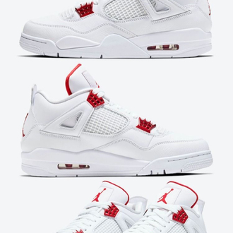 Jordon 4 Retro Metalic Red